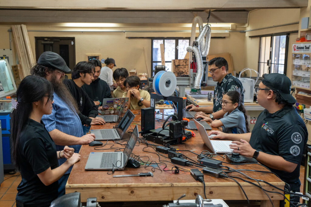 The Guam Green Growth Circular Economy Makerspace and Innovation Hub hosts regular workshops in their space in Hagåtña which include 3D printing, weaving, textiles, sewing, laser cutting and more.  Full workshop schedules can be found on guamgreengrowth.org.