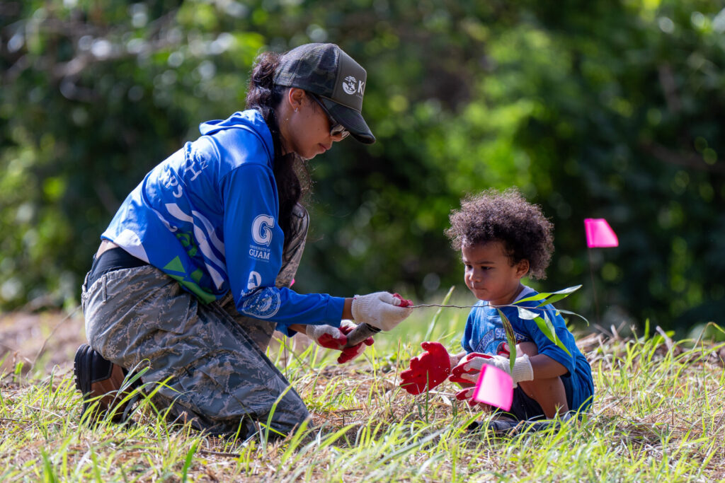 Volunteers and UOG Center for Island Sustainability and Sea Grant team members joined at the Ugum Watershed for the final GROW in Malojloj tree planting event for 2025. Over 1700 trees were planted during this outing, which added to the total number for the year.
