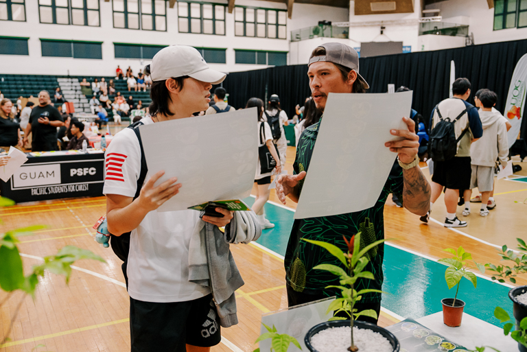 Students had hands-on exposure to many native plants through the presentations from the UOG CIS and Sea Grant Natural Resources Division and members its Island Conservation Lab.  