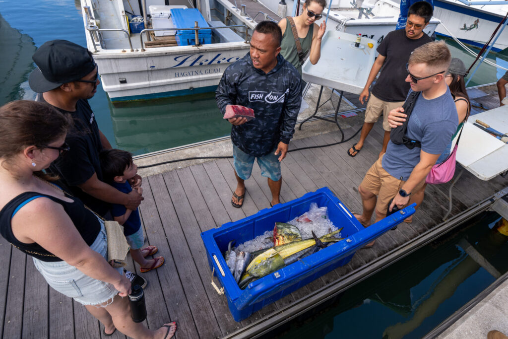 There is no entrance fee for Fish Fest on February 21, 2026 at CHamoru Village from 10a to 2p.  Along with vendors, games, prizes and outreach booths, local fishers will also be selling their fresh catch.