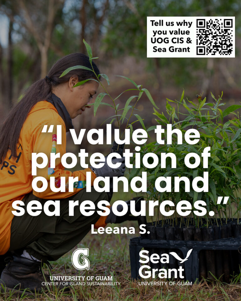 Community invited to show support for UOG CIS & Sea Grant through “I Value CIS & Sea Grant” campaign