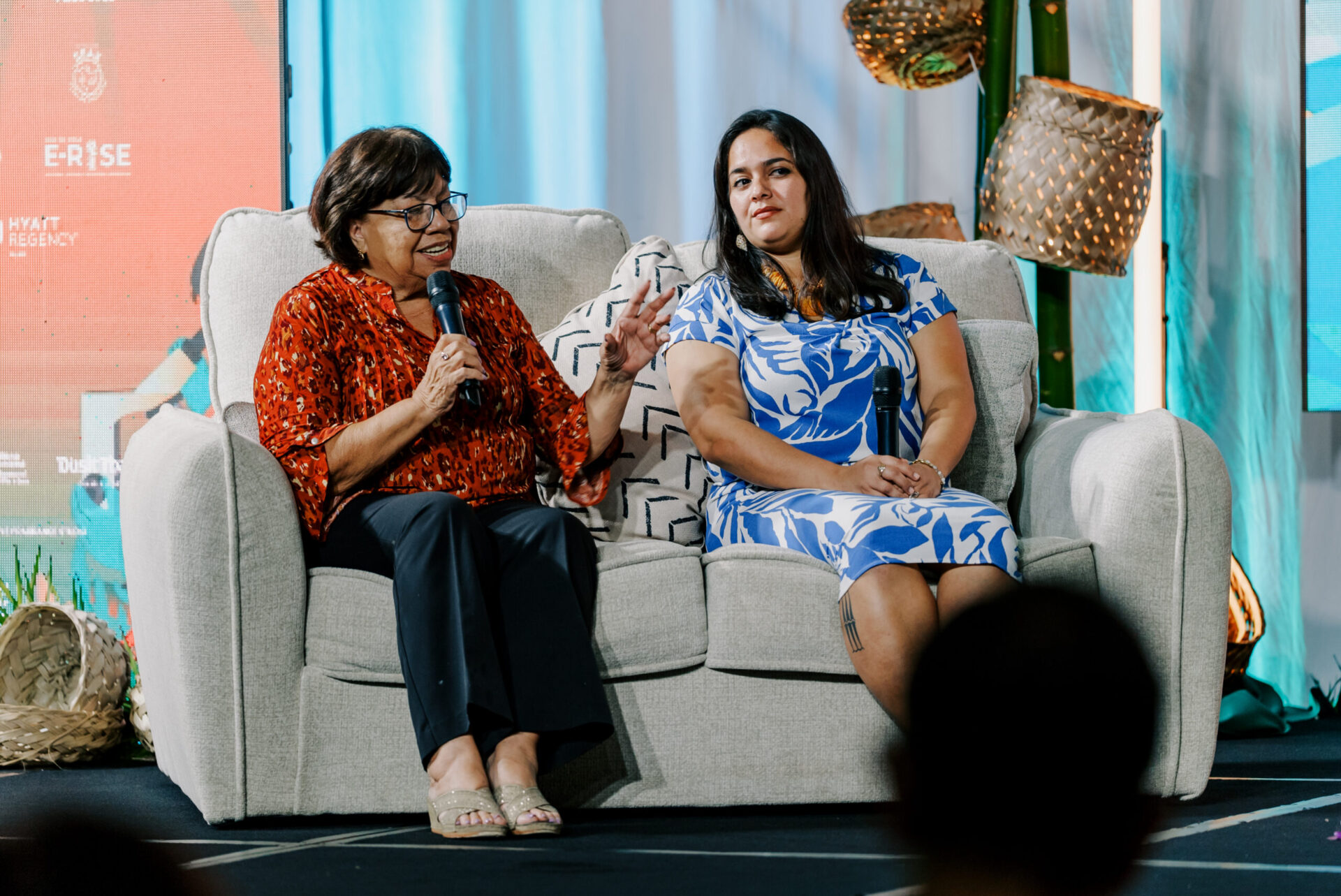 Panelist Carlotta Leon Guerrero, executive director of the Ayuda Foundation during the Sinlaku Recovery Panel at CIS2026